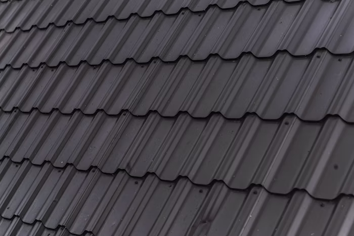 Close-up of an architectural shingle roof